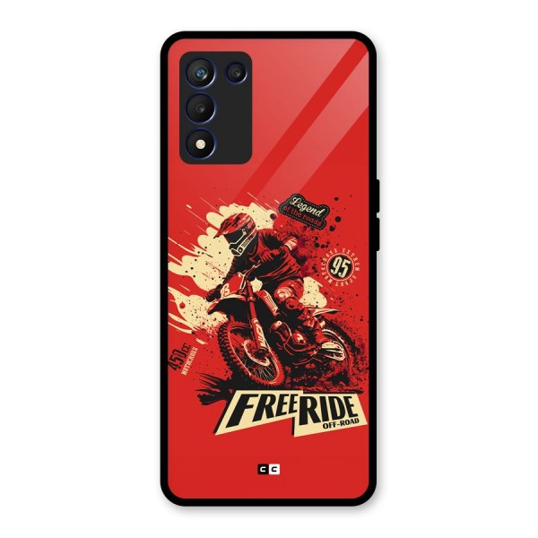 Free Ride Glass Back Case for Realme 9 5G Speed