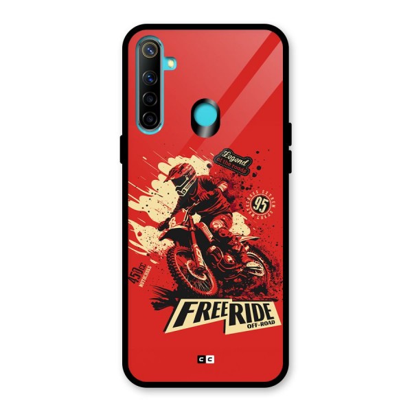 Free Ride Glass Back Case for Realme Narzo 10