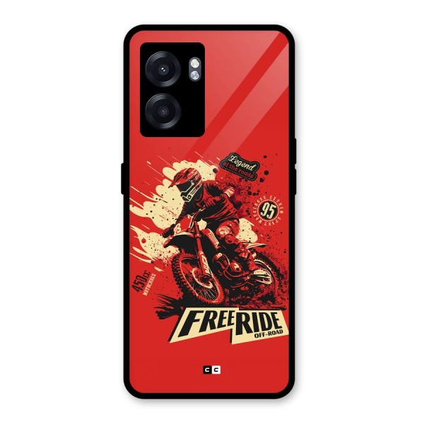 Free Ride Glass Back Case for Realme Narzo 50 5G