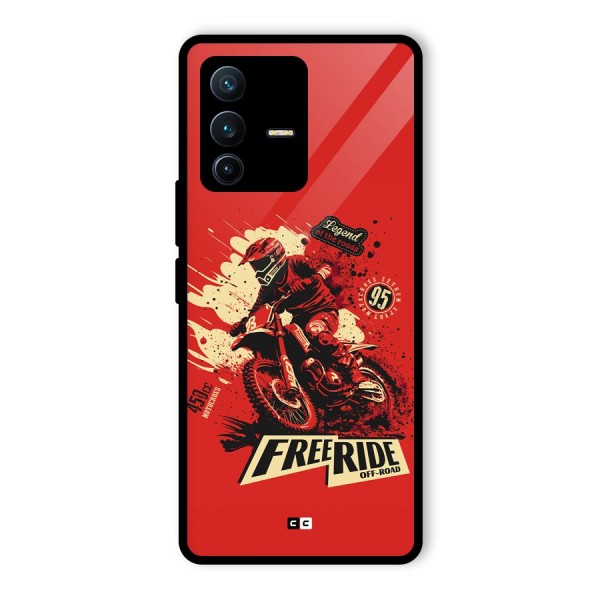 Free Ride Glass Back Case for Vivo V23 Pro