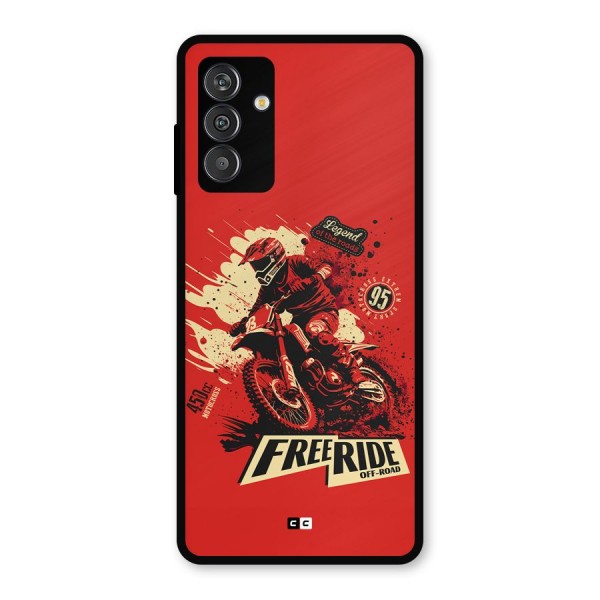 Free Ride Metal Back Case for Galaxy F13