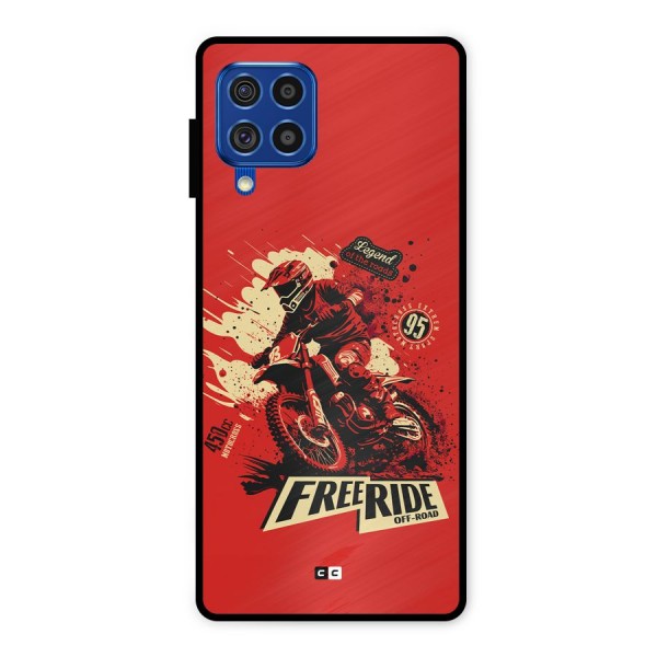 Free Ride Metal Back Case for Galaxy F62