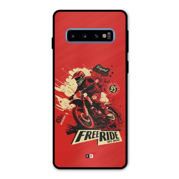 Free Ride Metal Back Case for Galaxy S10