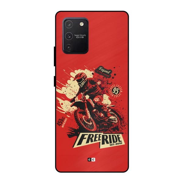 Free Ride Metal Back Case for Galaxy S10 Lite