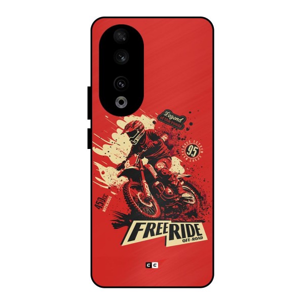 Free Ride Metal Back Case for Honor 90