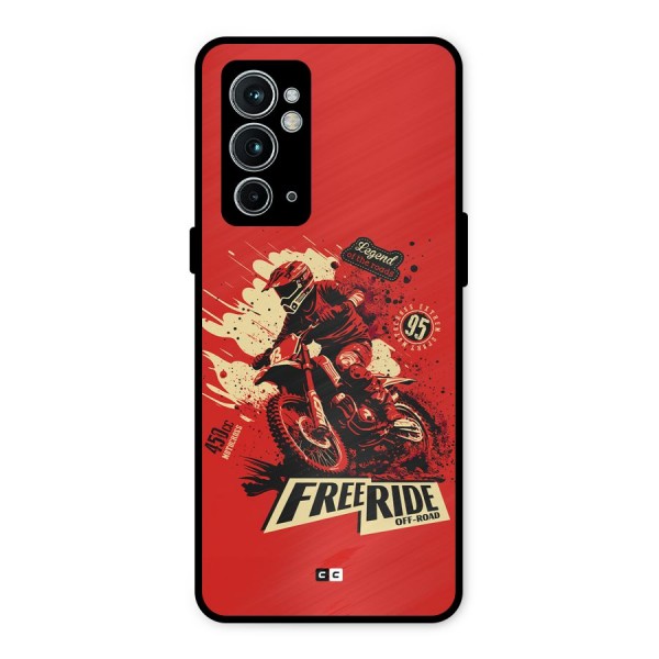 Free Ride Metal Back Case for OnePlus 9RT 5G