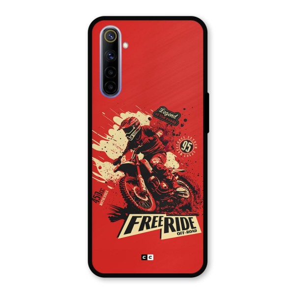 Free Ride Metal Back Case for Realme 6