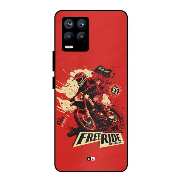 Free Ride Metal Back Case for Realme 8