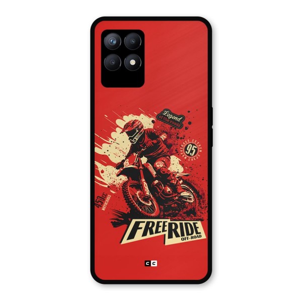 Free Ride Metal Back Case for Realme 8i