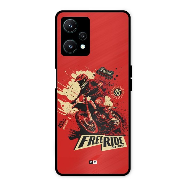 Free Ride Metal Back Case for Realme 9 Pro 5G