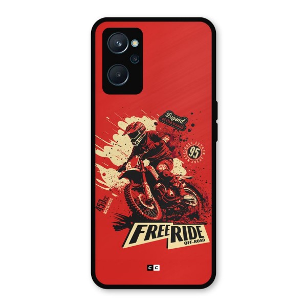 Free Ride Metal Back Case for Realme 9i