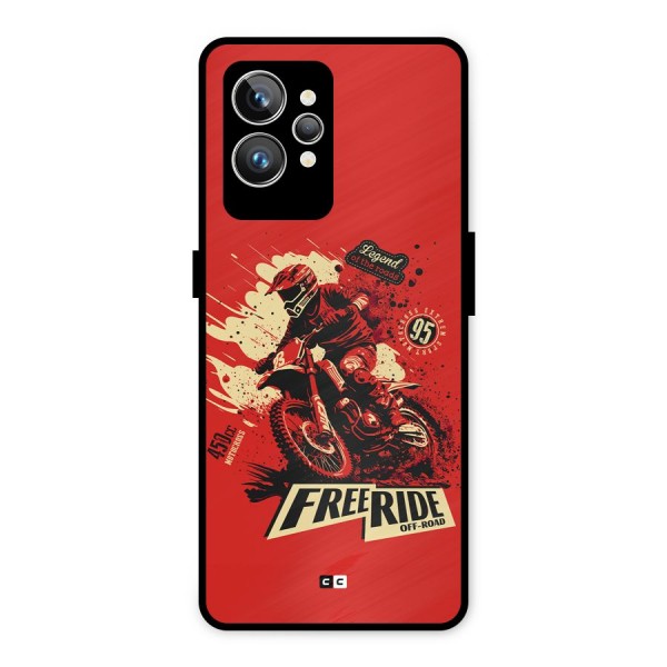 Free Ride Metal Back Case for Realme GT2 Pro