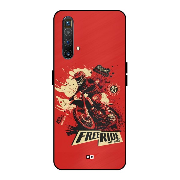 Free Ride Metal Back Case for Realme X3 SuperZoom