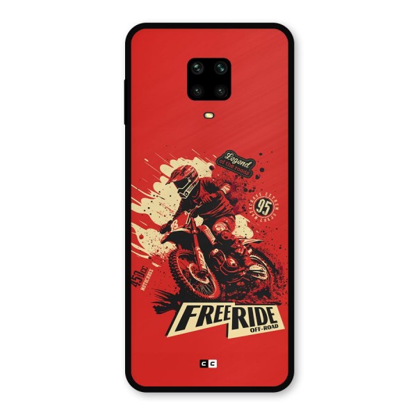 Free Ride Metal Back Case for Redmi Note 10 Lite