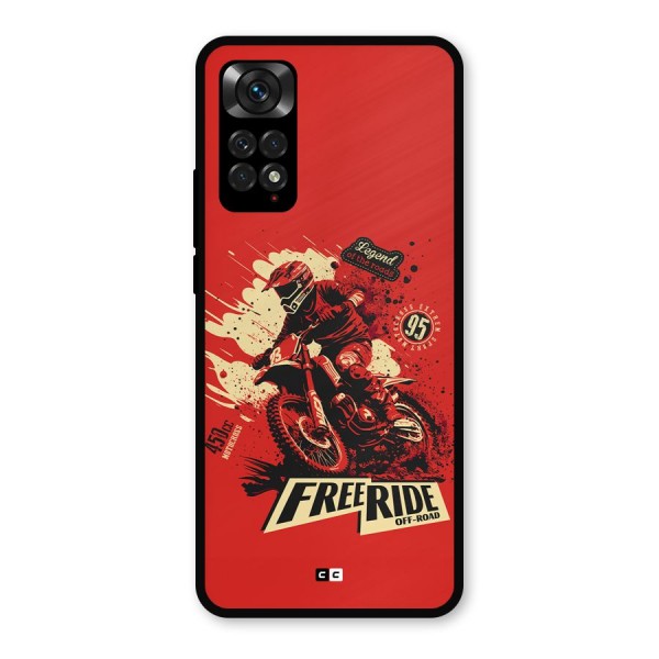 Free Ride Metal Back Case for Redmi Note 11