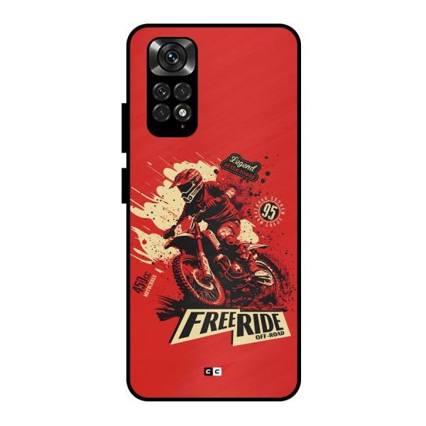 Free Ride Metal Back Case for Redmi Note 11 Pro