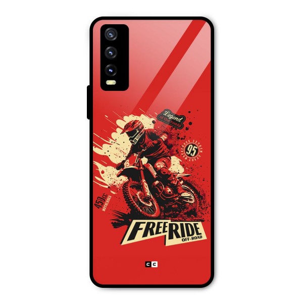 Free Ride Metal Back Case for Vivo Y20 2021