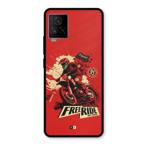 Free Ride Metal Back Case for iQOO 7 Legend 5G