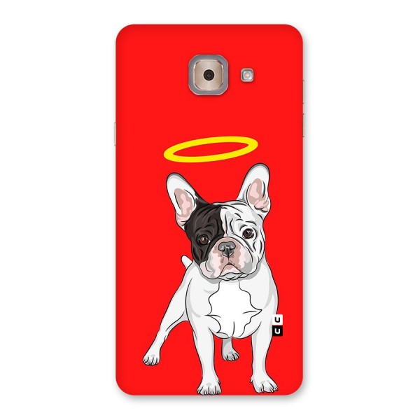 French Cute Angel Doggo Back Case for Galaxy J7 Max