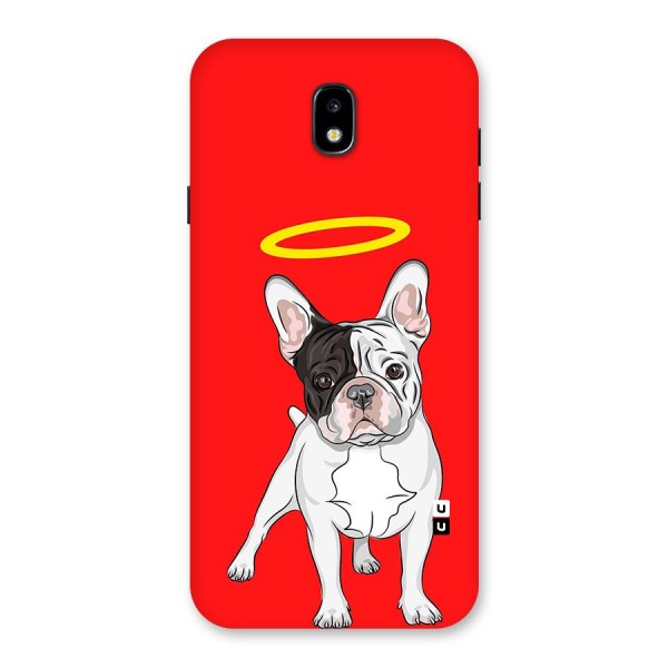 French Cute Angel Doggo Back Case for Galaxy J7 Pro