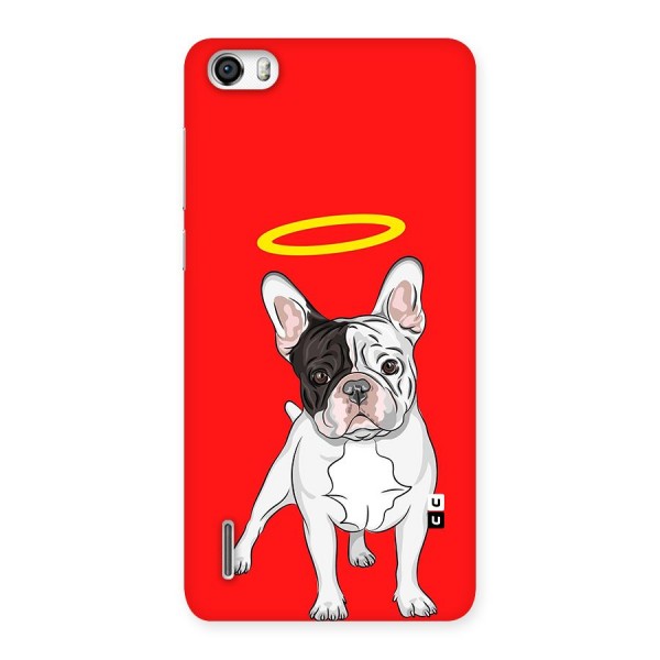 French Cute Angel Doggo Back Case for Honor 6