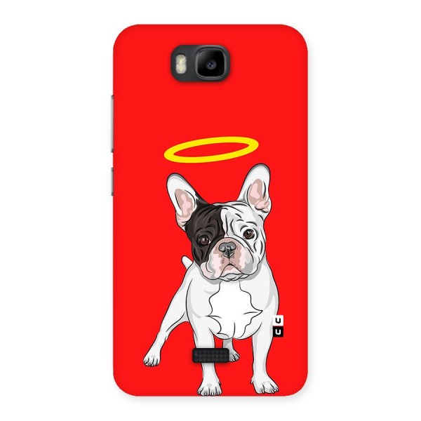 French Cute Angel Doggo Back Case for Honor Bee