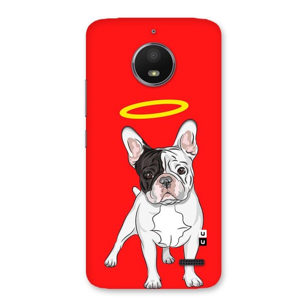 French Cute Angel Doggo Back Case for Moto E4