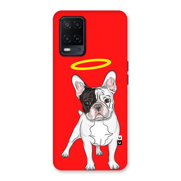 French Cute Angel Doggo Back Case for Oppo A54