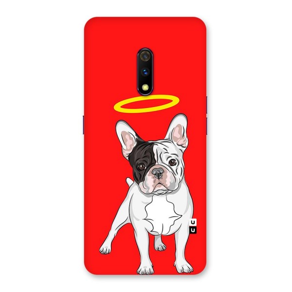 French Cute Angel Doggo Back Case for Realme X