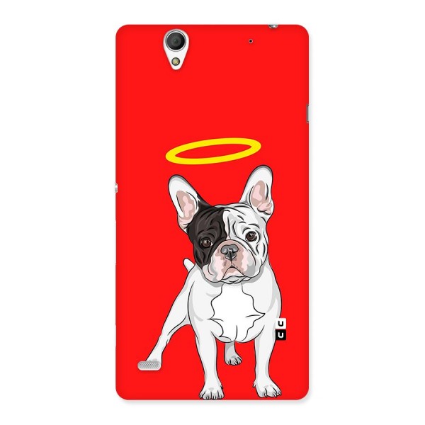 French Cute Angel Doggo Back Case for Sony Xperia C4