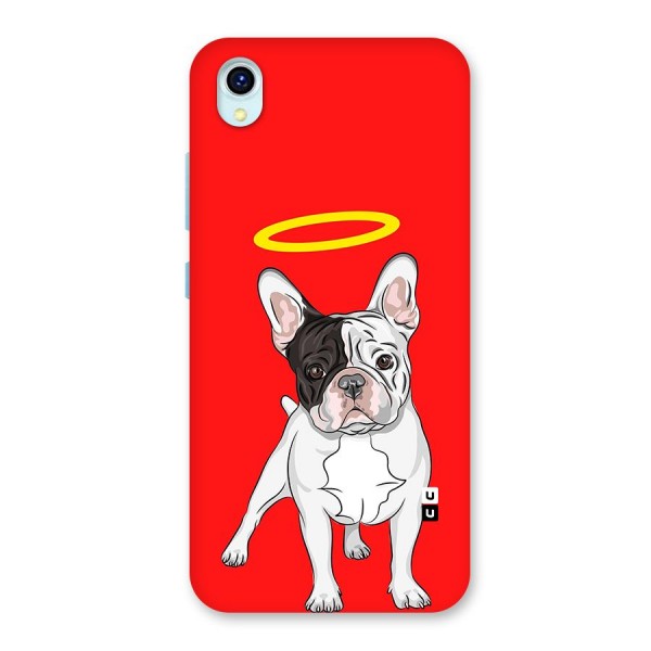 French Cute Angel Doggo Back Case for Vivo Y1s