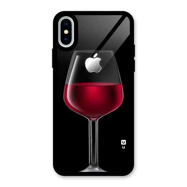 Fruit Printed Design Glass Back Case for iPhone X