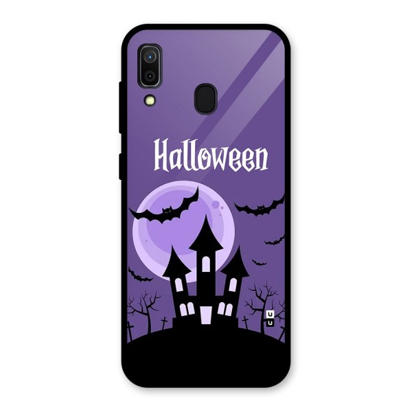 Fun Halloween Glass Back Case for Galaxy A30