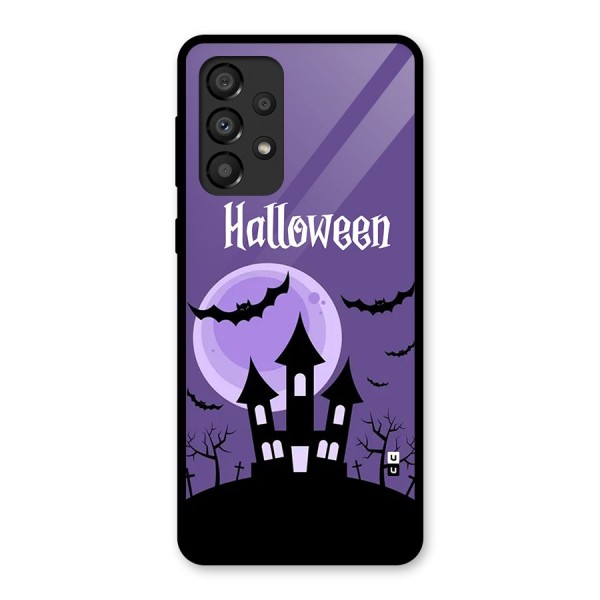 Fun Halloween Glass Back Case for Galaxy A33 5G