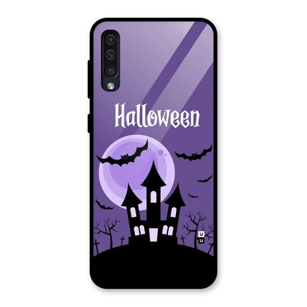 Fun Halloween Glass Back Case for Galaxy A50