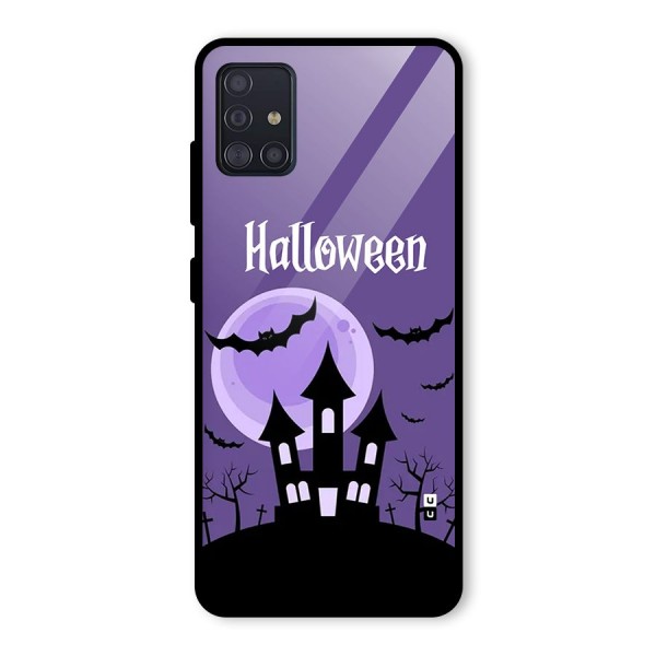 Fun Halloween Glass Back Case for Galaxy A51