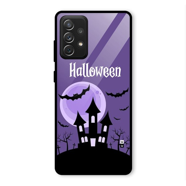 Fun Halloween Glass Back Case for Galaxy A72