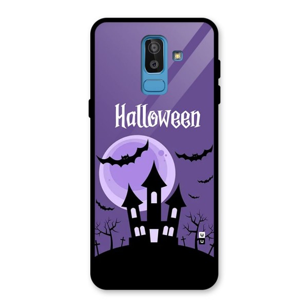 Fun Halloween Glass Back Case for Galaxy J8