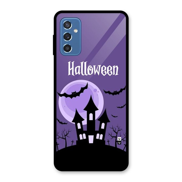 Fun Halloween Glass Back Case for Galaxy M52 5G