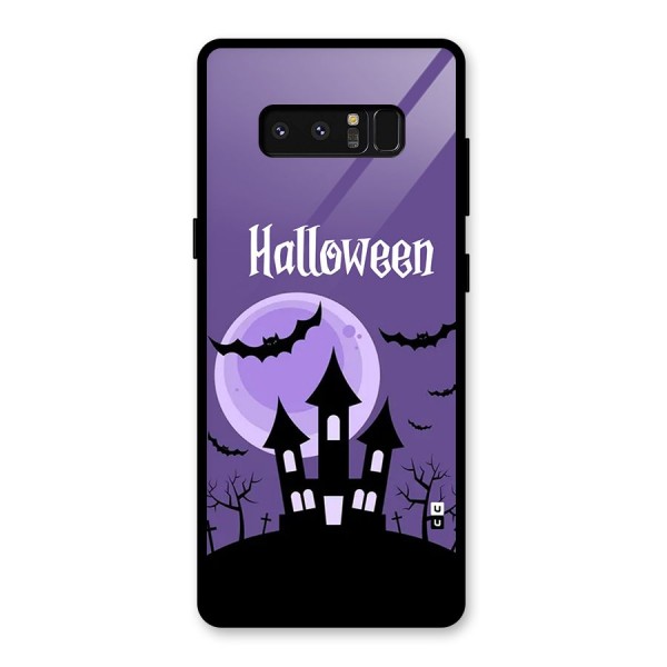 Fun Halloween Glass Back Case for Galaxy Note 8