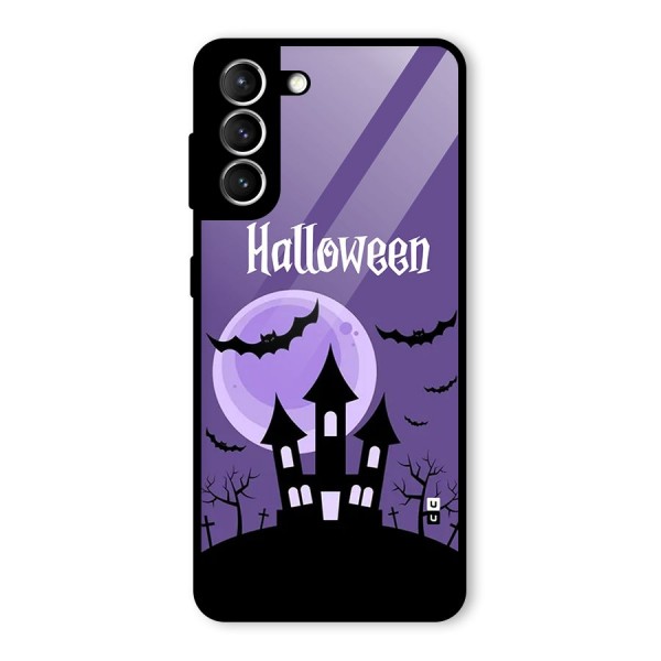 Fun Halloween Glass Back Case for Galaxy S21 5G