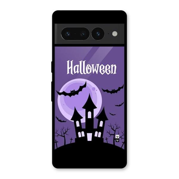 Fun Halloween Glass Back Case for Google Pixel 7 Pro