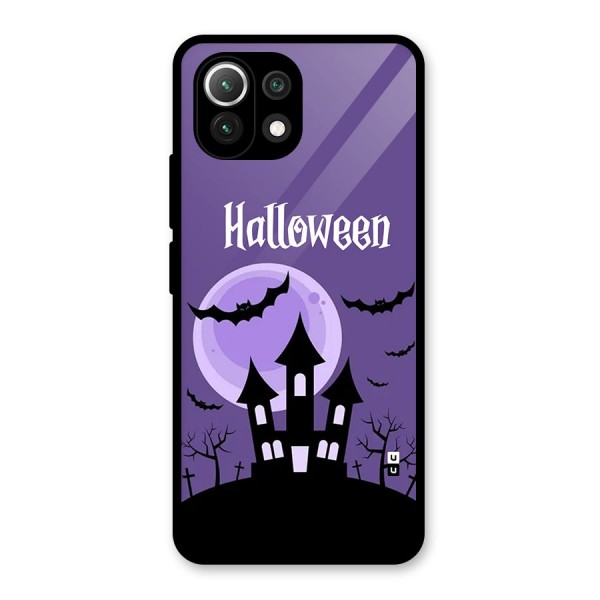 Fun Halloween Glass Back Case for Mi 11 Lite