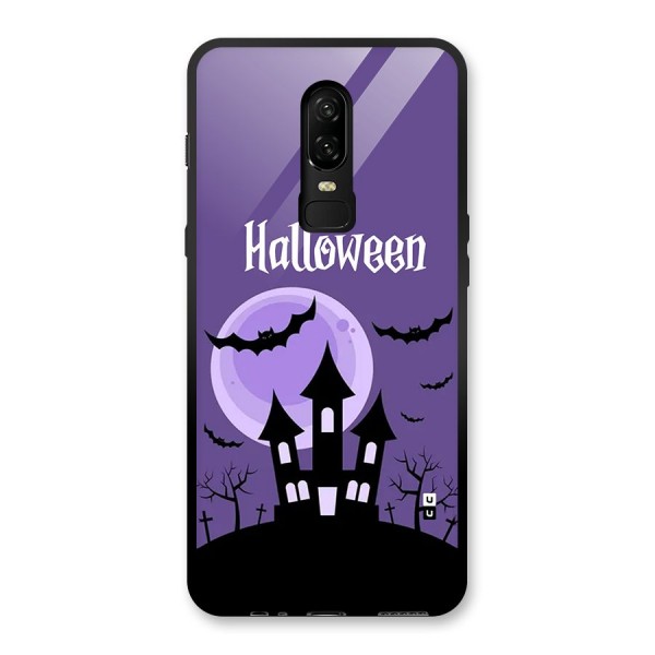 Fun Halloween Glass Back Case for OnePlus 6