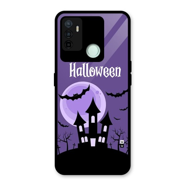 Fun Halloween Glass Back Case for Oppo A53