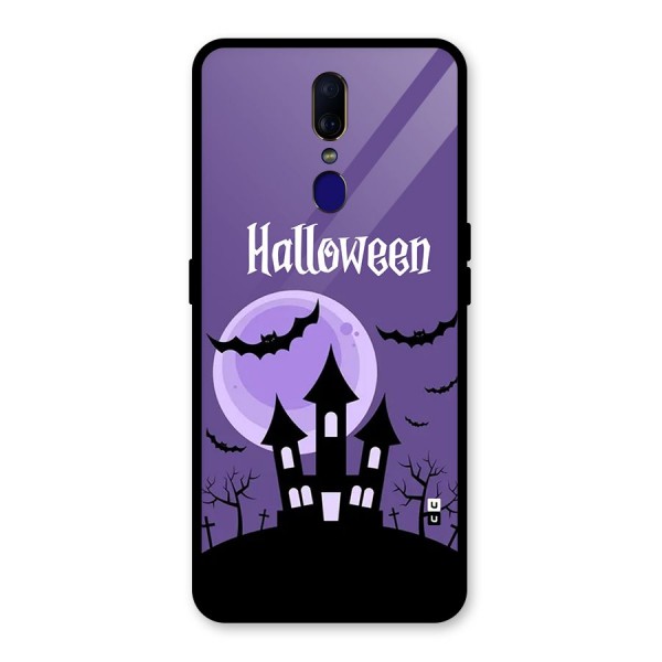 Fun Halloween Glass Back Case for Oppo F11