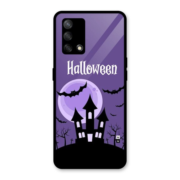 Fun Halloween Glass Back Case for Oppo F19