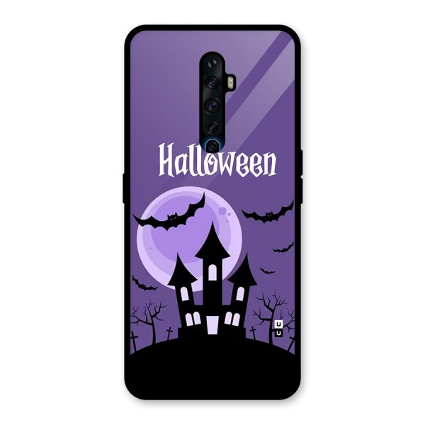 Fun Halloween Glass Back Case for Oppo Reno2 F