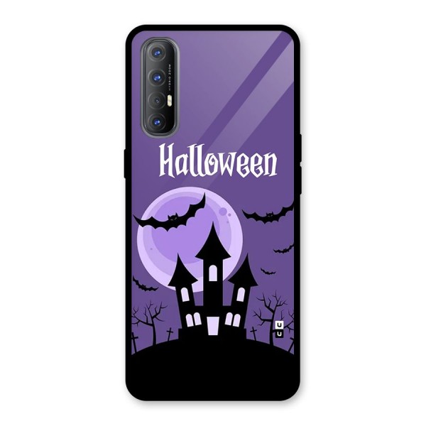 Fun Halloween Glass Back Case for Oppo Reno3 Pro