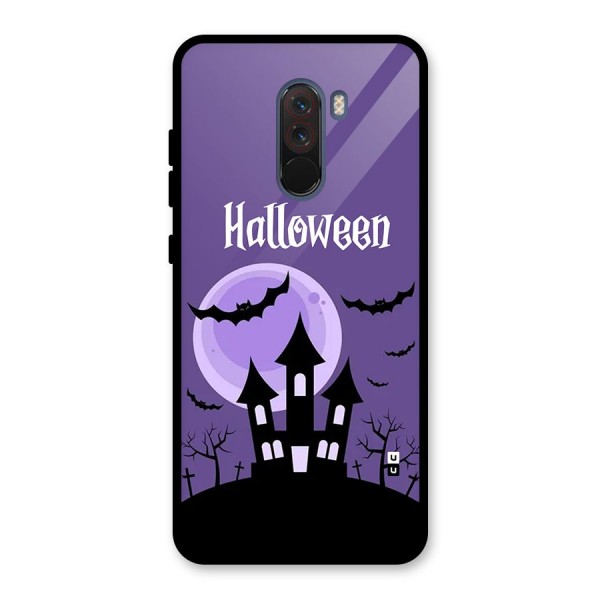 Fun Halloween Glass Back Case for Poco F1